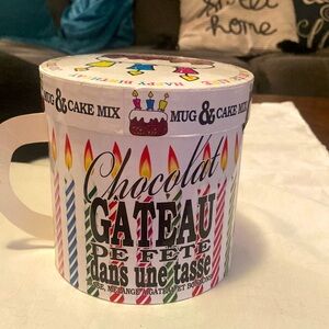 Mug cake with mix for 2!